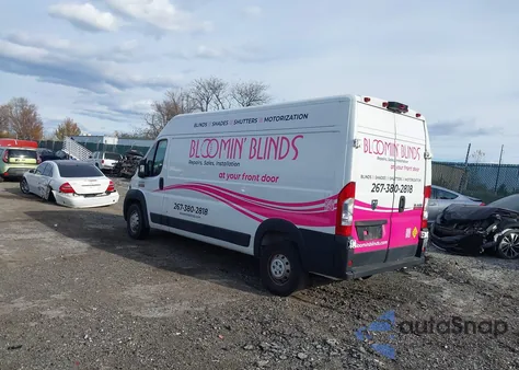 2020 Ram Promaster 2500 High Roof 159 Wb from USA, damaged, VIN 3C6TRVDG8LE139500